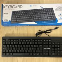 Tastiera USB WeTech per Windows, Mac OSX e Linux