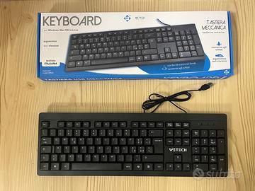 Tastiera USB WeTech per Windows, Mac OSX e Linux