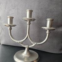 Candelabro 3 fiamme in Peltro