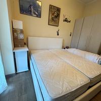 LETTO Matrimoniale Contenitore in Ecopelle Bianca