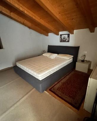 letto matrimoniale imbottito con contenitore salv
