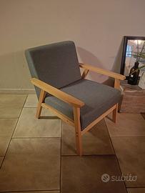 Poltroncina da salotto design nordico