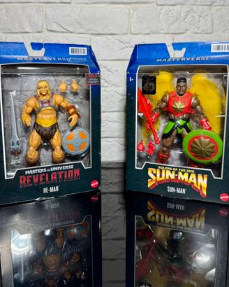 Mattel  Revelation He-Man + Sun-Man Action Figure