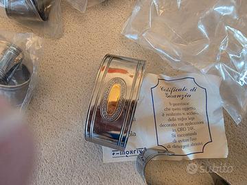 Portatovaglioli acciaio 18/10 Antonio Amato