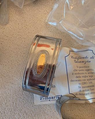 Portatovaglioli acciaio 18/10 Antonio Amato