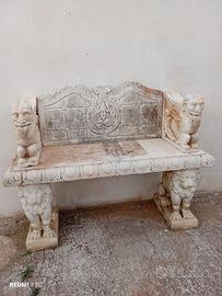 Panchine in pietra ricostituita