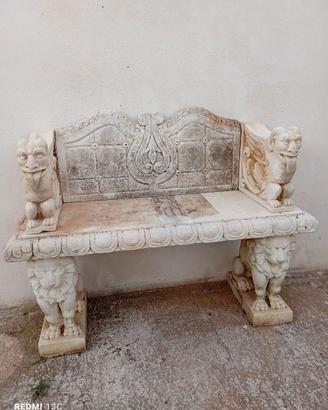 Panchine in pietra ricostituita