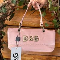 Borsa a spalla Dolce & Gabbana in pelle rosa