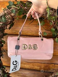 Borsa a spalla Dolce & Gabbana in pelle rosa