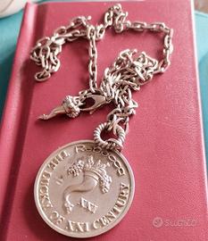 Collana Rebecca con moneta e cornucopia