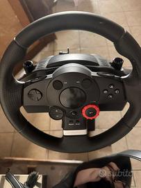 Logitech Driving Force GT + Staffa in acciaio