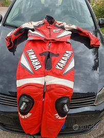 tuta moto Yamaha vintage 