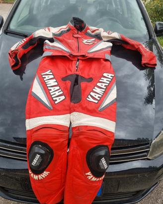 tuta moto Yamaha vintage 