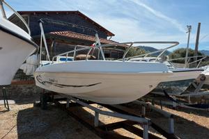 Open con motore 40cv e carrello ellebi