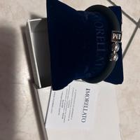 Bracciale morellato con cordino in caucciù