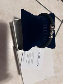 Bracciale morellato con cordino in caucciù