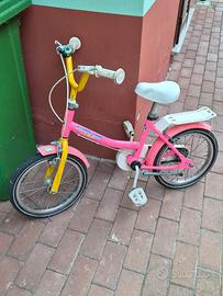 bici bimba rosa