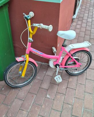 bici bimba rosa