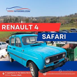renault 4 safari ricambi usati vettura rottamata