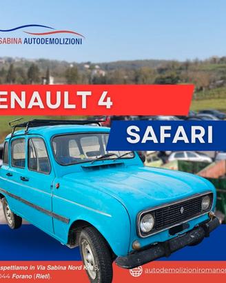 renault 4 safari ricambi usati vettura rottamata