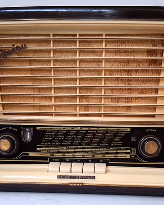 Telefunken Domino radio a valvole Vintage anni '50
