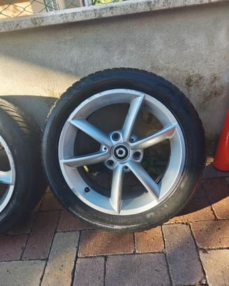 Smart 451 cerchi e gomme