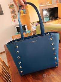 Borsa tote blue Michael Kors