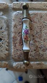 Maniglie in ceramica decorata