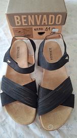 Sandali Benvado col. Nero n.41 Nuovi