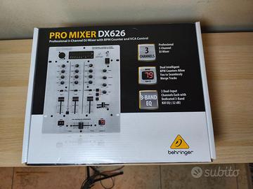 Behringer PRO MIXER DX626 nuovo – mixer DJ 3 canal