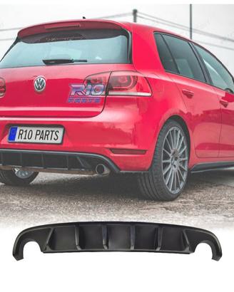 DIFFUSORE VOLKSWAGEN VW GOLF 6 LOOK GTI USCITA DA 