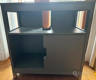 Mobile Sottolavabo con Ante Scorrevoli 60x30x61cm