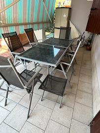 Arredo da esterno tavolo e sedie