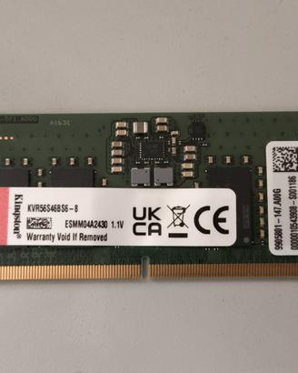 8GB RAM SODIMM DDR5 5600