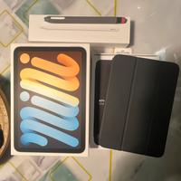 Ipad mini 6 + Apple Pencil + Smart Folio