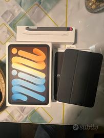 Ipad mini 6 + Apple Pencil + Smart Folio