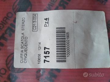 Cuffia scatola sterzo cinquecento