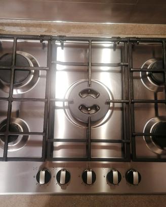 Ariston Hotpoint piano cottura 5 fuochi