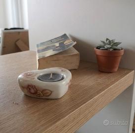 Portacandela cuore THUN ceramica perfetto