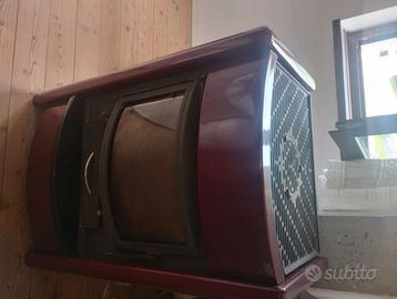 stufa a legna palazzetti i maiolica e ghisa