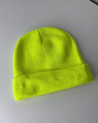 Cuffia Terranova Giallo acido da donna - nuova