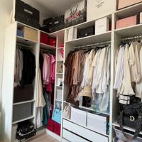 Cabina armadio aperto bianco (Armadio)