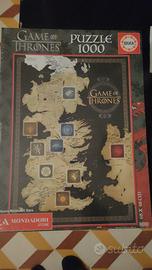 Puzzle Game of Thrones Map Westeros/Essos 1000 pz