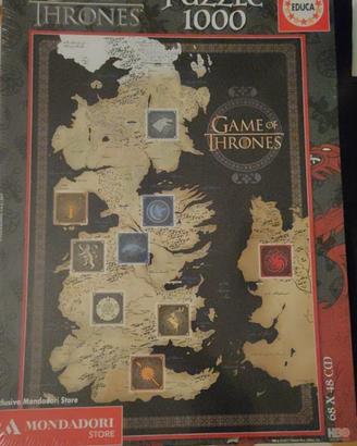 Puzzle Game of Thrones Map Westeros/Essos 1000 pz