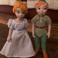 Statuette Peter Pan e Wendy