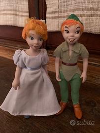 Statuette Peter Pan e Wendy