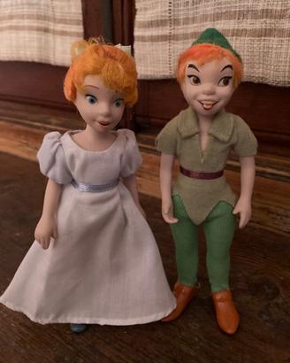 Statuette Peter Pan e Wendy