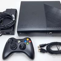 xbox 360 250gb + 2 controller usb + 10 giochi