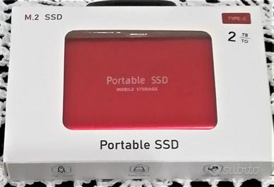 HHD SSD Esterno Portatile 2TB- TYPE-C