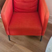 poltroncina rossa ikea